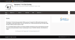 Desktop Screenshot of nanaimo710club.com